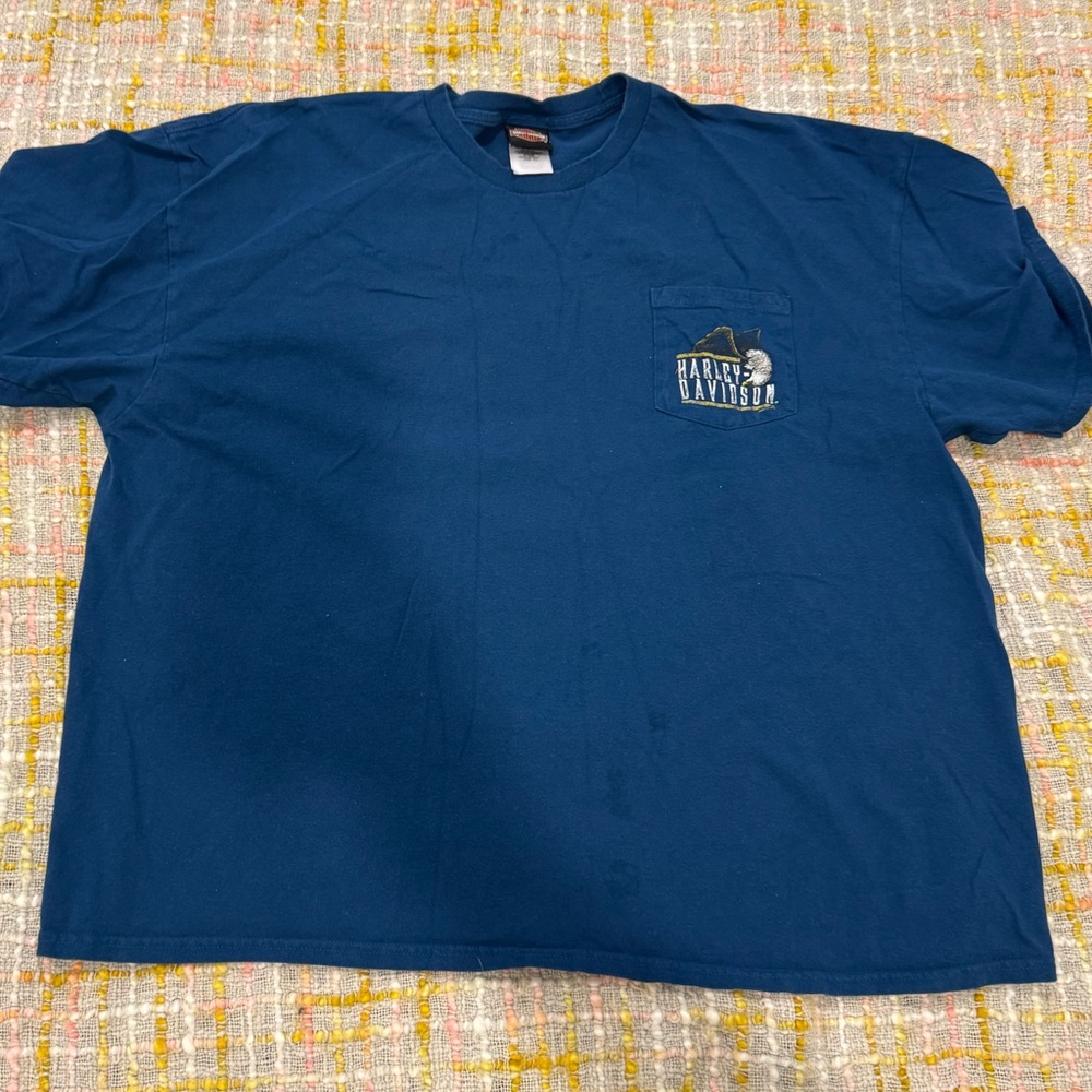 Harley-Davidson Deep Blue Short Sleeve Tee